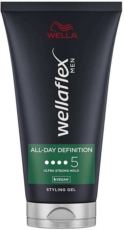 Wella Wellaflex Men All Day Definition Ultra Strong Hold Styling Gel