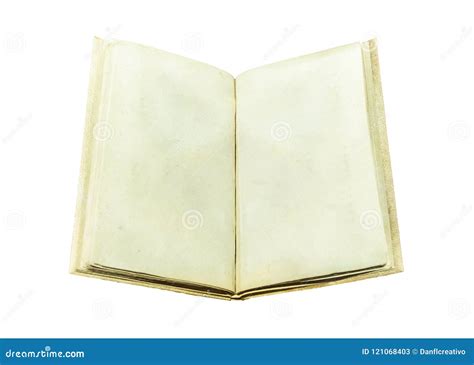 Livro Aberto Velho Foto Isolada Imagem De Stock Imagem De Envelhecido