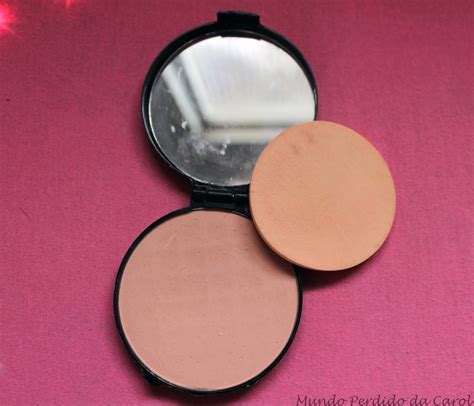 Mundo Perdido da Carol Resenha 3 em 1 Base Pó Compacto e Blush Vivai