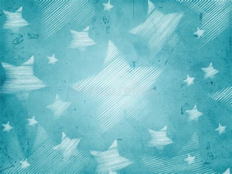 Abstract Blue Background With Stars Stock Illustration Illustration