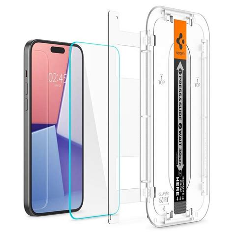 Spigen Iphone Pro N Yt Nsuoja Glas Tr Ez Fit Karkaistu Lasi