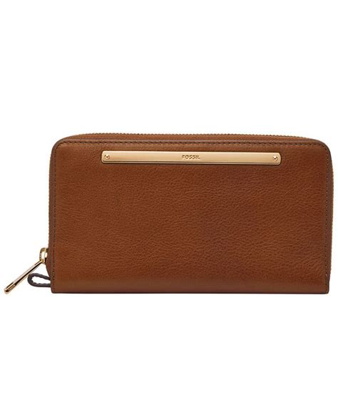 Fossil Liza Zip Around Clutch Wallet Macys