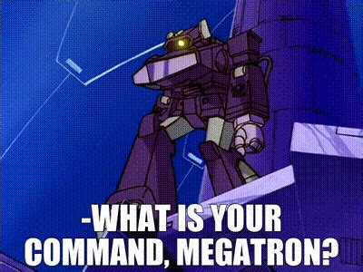 YARN What Is Your Command Megatron The Transformers 1984