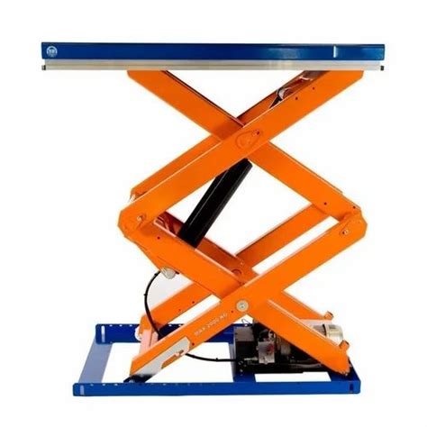 Ton Ms Electric Scissor Lift Running Mode Moving Working Height