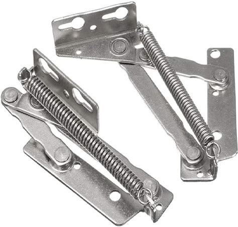 Pieces Degree Foldable Lifting Bracket Black Spring Hinges Are