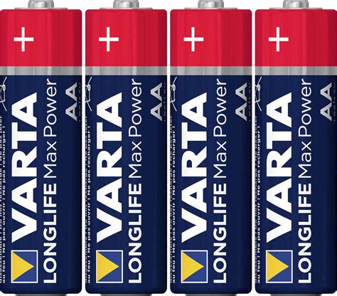 Varta Longlife Max Power Lr Aa Battery Alkali Manganese Mah