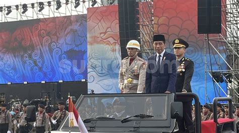 Pesan Jokowi Di HUT Bhayangkara Ke 78 Polri Jangan Tebang Pilih Harus