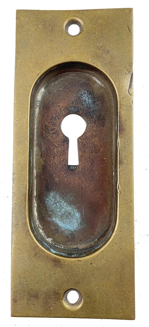 Historic Houseparts Inc Antique Pocket Door Hardware Antique Cast Bronze Pocket Door Flush