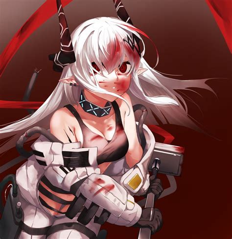 あんスタ「アークナイツ 明日方舟 Arknights 赤い泥 」青おにのイラスト