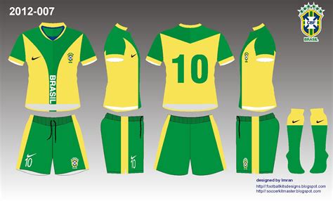 Football Kit Design Master Brazil New Football Kit Design