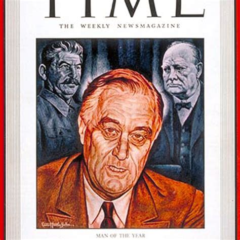 Franklin D Roosevelt Time Magazine By Ernest Hamlin Baker Crop