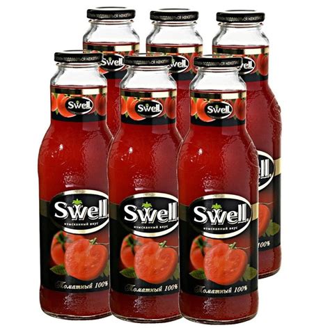 Swell Сок Томатный 0,75л./6шт. Свелл - купить с доставкой по выгодным ...