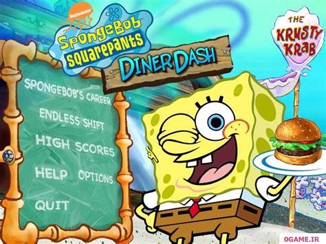 دانلود بازی دینر دش باب اسفنجی Spongebob Diner Dash نسخه کامل برای کامپیوتر