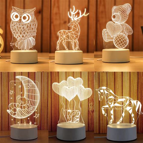 D Night Light Creative Atmosphere Table Lamp D Personalized Custom