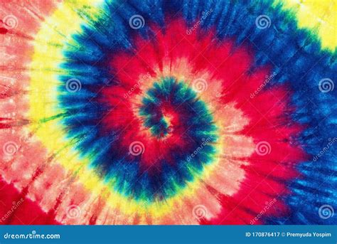 Spiral Tie Dye Pattern Abstract Background Stock Image Image Of