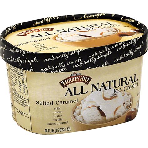 Turkey Hill All Natural Salted Caramel Ice Cream Frozen Foods