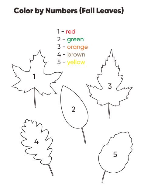 Fall Worksheets For Preschool Free