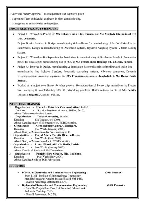 Resume Bindia Project Management PDF