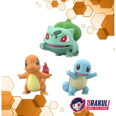 Jual Toys Bandai Pokemon Scale World Kanto 3 Bulbasaur Charmander