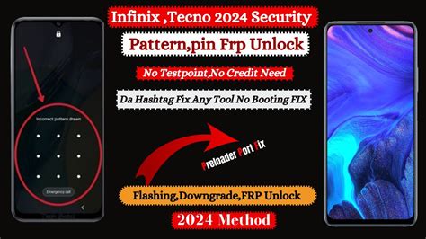 Infinix Tecno Security All Models Pattern Pin Frp Unlock Free No