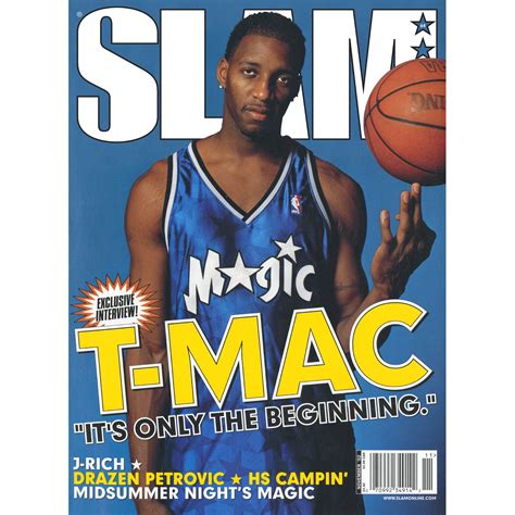 Orlando Magic Tracy Mcgrady Slam Magazine Cover Mural Officially