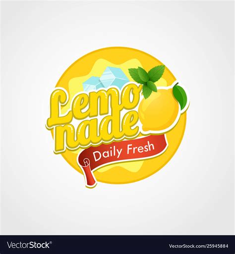 Logo Label And Badge Lemonade Drink Royalty Free Vector