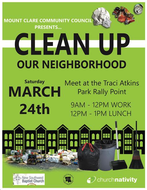 Neighborhood Spring Cleaning Flyers