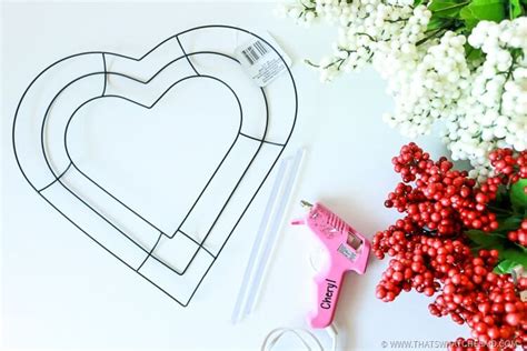Heart Berry Wreath Valentines Wreath Thats What Che Said