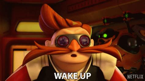 Wake Up Dr Eggman Sticker Wake Up Dr Eggman Sonic Prime My XXX Hot Girl