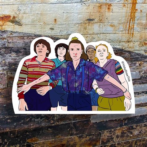 Stranger Things Sticker Etsy