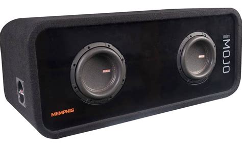 Memphis Audio Mjme D Mojo Mini Series Ported Enclosure With Two