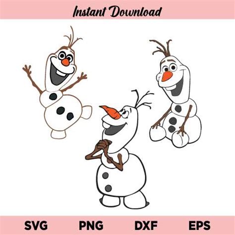 Olaf Frozen SVG Olaf SVG Olaf SVG Bundle Olaf Snowman SVG Olaf SVG