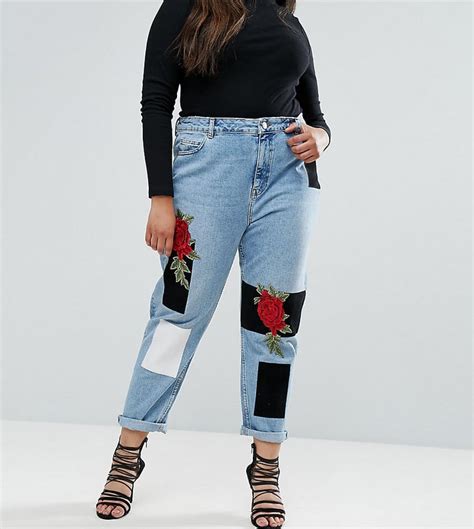 Asos Mom Jeans Blake Lively S Patchwork Jeans Popsugar Fashion Photo 5