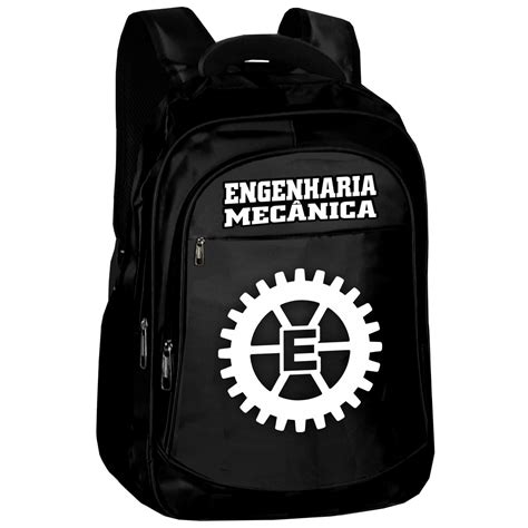 Mochila Engenharia Mecanica Bolsa Faculdade Universitaria Pasta