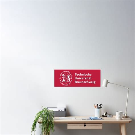 "TU Braunschweig logo" Poster for Sale by diamante24 | Redbubble