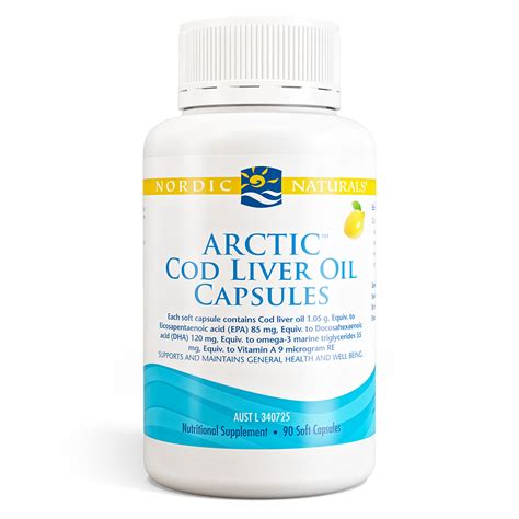 Arctic Cod Liver Oil Soft Gels Thera Health