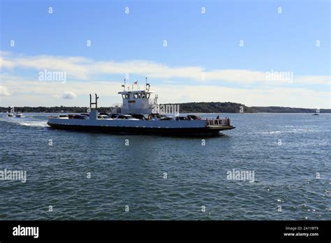 Car ferry Greenport Long Island New York Stock Photo - Alamy