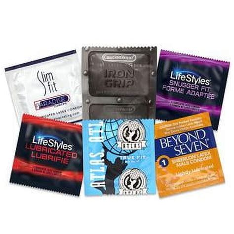 Snug Fit Condom Sampler Silver Lunamax Pocket Case Lifestyles