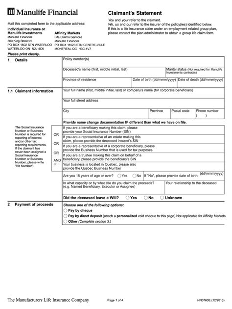 Manulife Nn E Fill And Sign Printable Template Online Us