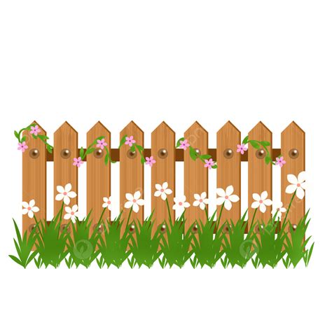 Fences Vector Art PNG Fence Fences Flower PNG Image For 54 OFF