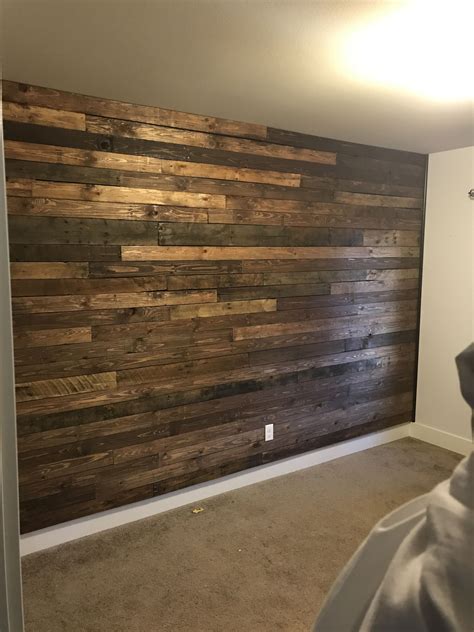 Pallet board wall Pallet Boards, Pallet Wall, Stone Shower, Wall Board ...