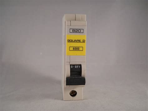 Square D Qoe Mcb Single Pole Qwikline Breaker Type B A