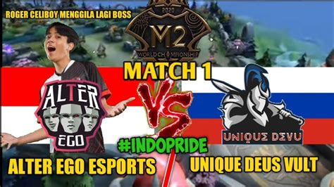 Alter Ego Vs Unique Devu Match M Championship Ae Sadis Boss