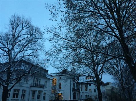 Niedrigwinkelansicht von nackten bäumen gegen den himmel in der stadt