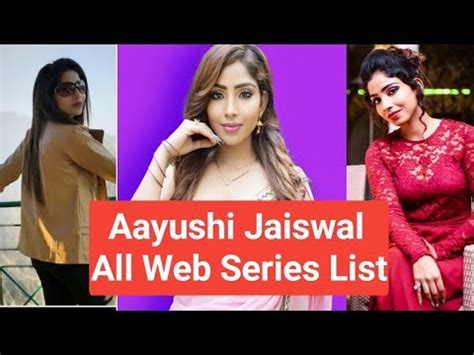 Aayushi Jaiswal All Web Series List 2024 Latest Aayushi Jaiswal Hot Web