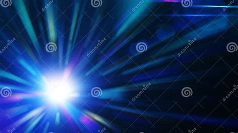 Blue Burst Abstract Background Stock Illustration Illustration Of