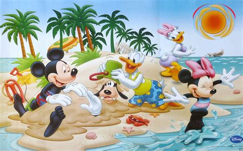 Goofy Minnie Donald Aand Daisy Mouse P Adventures Mickey