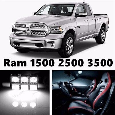 Pcs Led Xenon White Light Interior Package Kit For Ram