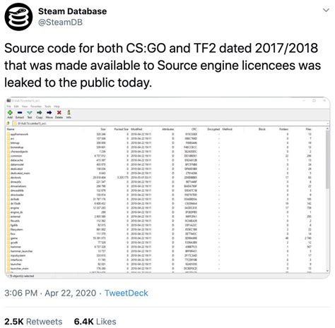 Cs Go Team Fortress Source Code Leak No Cause For Alarm Valve