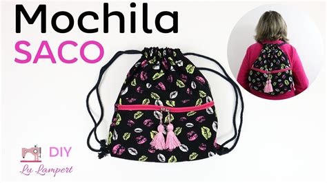 MOCHILA SACO FÁCIL DE FAZER YouTube